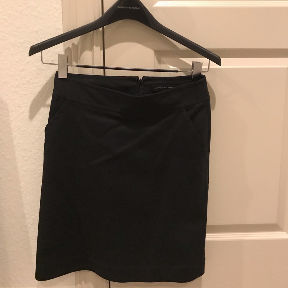 Classic Black cotton skirt